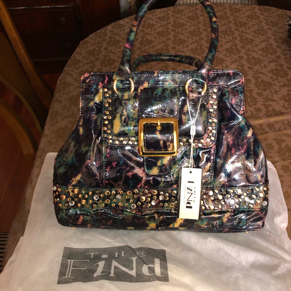 The Find Multicolor Patent Leather Bag